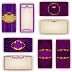 Elegant template for vip luxury invitation N38