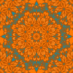 Arabesque seamless pattern N46