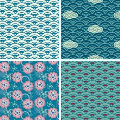 Element water (Seamless pattern set)