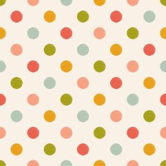 seamless polka dots textile pattern N2