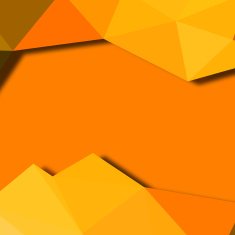 abstract yellow 3D triangle pattern background
