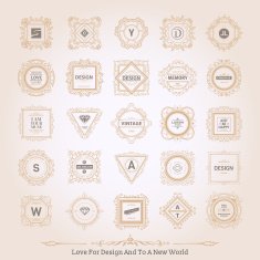 Monogram luxury logo N35