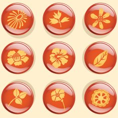 Flower Badges
