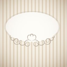 Frame in retro vintage background Vector illustration N7