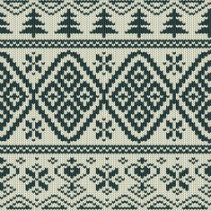 Scandinavian knitted seamless pattern N4