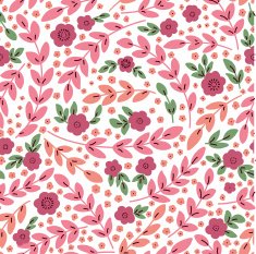 pattern with pink flowers N2