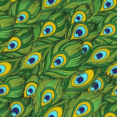 Feathers seamless pattern N12