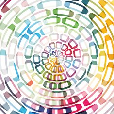 abstract color ring shape background
