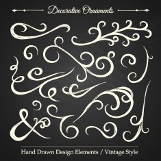 DECORATIVE ORNAMENTS - halkboard 3 N2