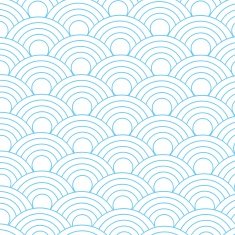 Seamless abstract fish scale pattern N3