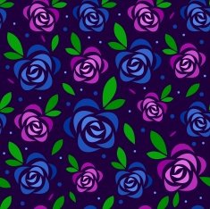 roses pattern N17