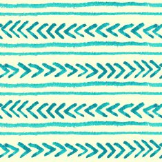 Abstract seamless ethnic pattern painted with watercolors N8