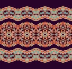 Seamless laced pattern N6