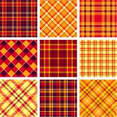 Bright plaid patterns N2