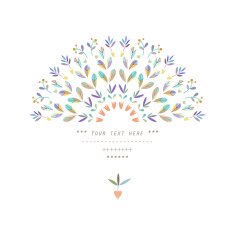 Pattern with vegetative elements in vector N10