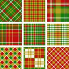 Christmas plaid patterns N2