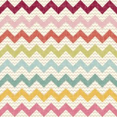 Seamless color chevron pattern on linen texture