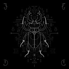 Stag-beetle Geometrical composition Vector N4