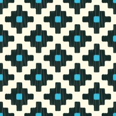 seamless geometric scribble pattern N6