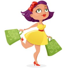 Shopping girl N144