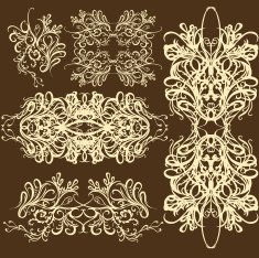 intricate ornament set