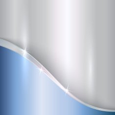 Vector abstract precious metallic background with curves N3