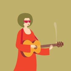 gothic queen (vector & 300dpi jpg)