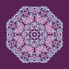 Decorative rosette N6