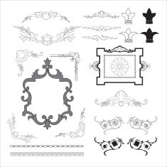 Set of Vintage Frames N6