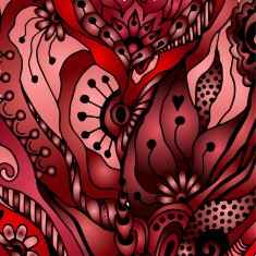 Vector abstract floral decorative background N65