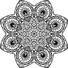 Vector greeting ornate background N13