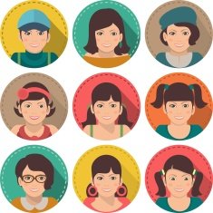set of avatars business