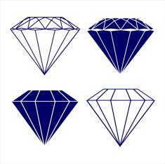 diamond symbols vector illustration