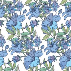 Cute floral seamless pattern background N62