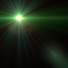 Vector star sun with lens flare N16