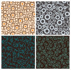 Retro Patterns Vector