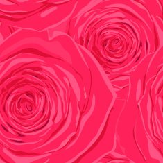 Beautiful seamless background with pink roses N3