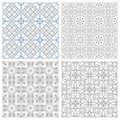 Four seamless patterns N3
