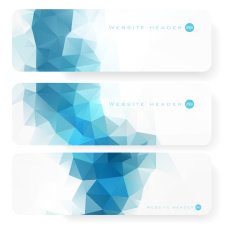 Abstract mosaic banners N11