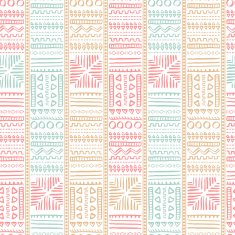 Abstract Seamless Pattern in Ethnic Style N35