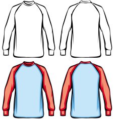 Blank T-shirts illustration N2