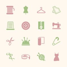 Sewing Icons - Color Series
