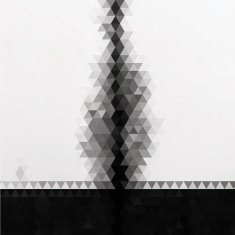 abstract rhombus style tree pattern background