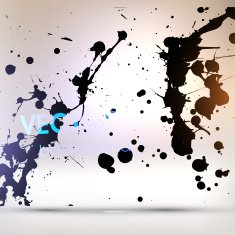 Abstract Ink Blot for Grunge Backgound N349