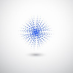 abstract blue triangle pattern for design