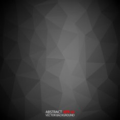 Light black vector abstract polygonal background