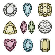 Gems cut design N2