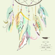 Dream catcher vector illustration N15