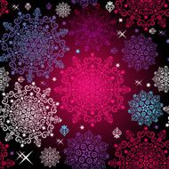 Seamless colorful christmas pattern