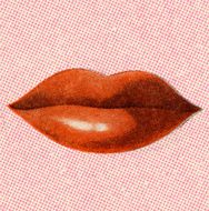 Red Woman&#039;s Lips